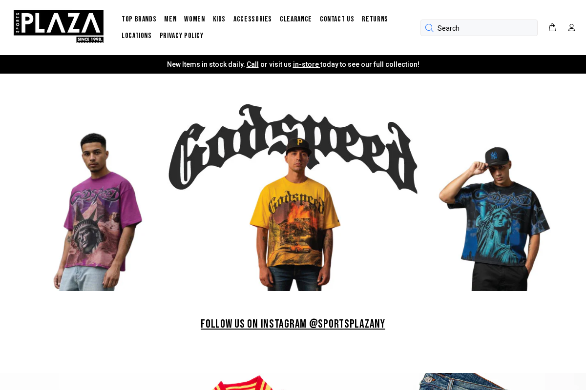 Sports Plaza NY homepage screenshot