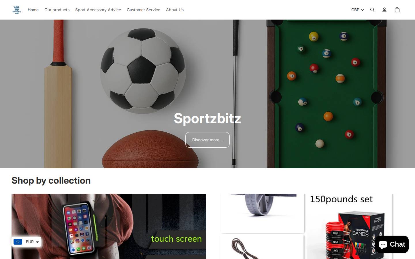 sportzbitz.com homepage screenshot