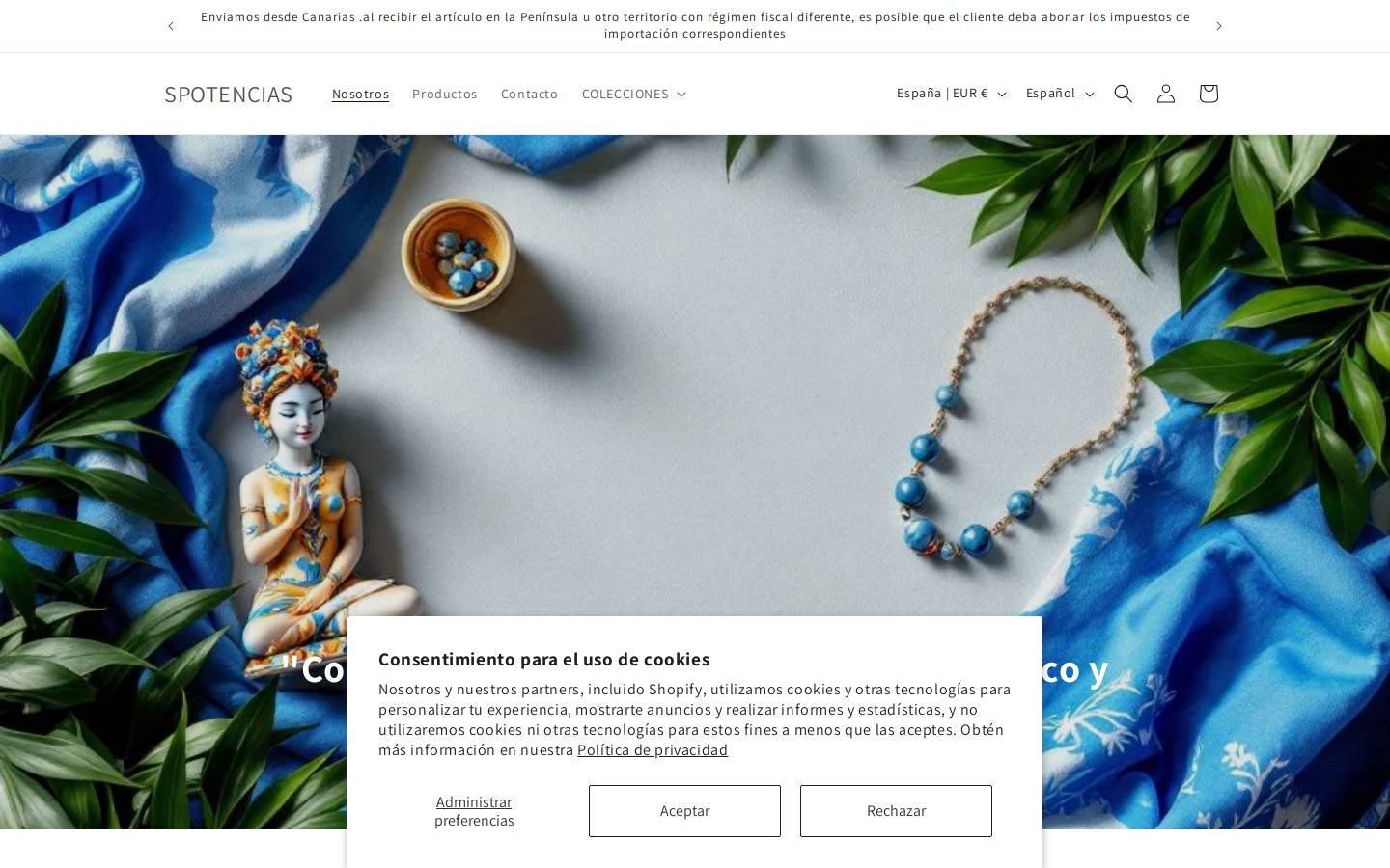 spotencias.com homepage screenshot