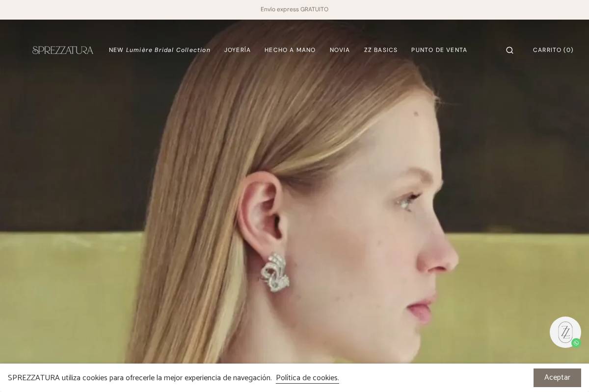 sprezzatura.es homepage screenshot