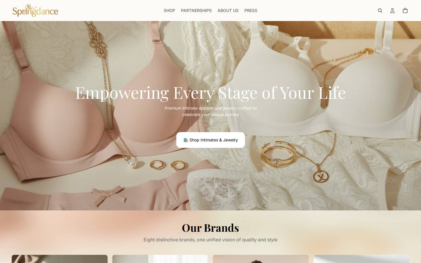 springdance.life homepage screenshot