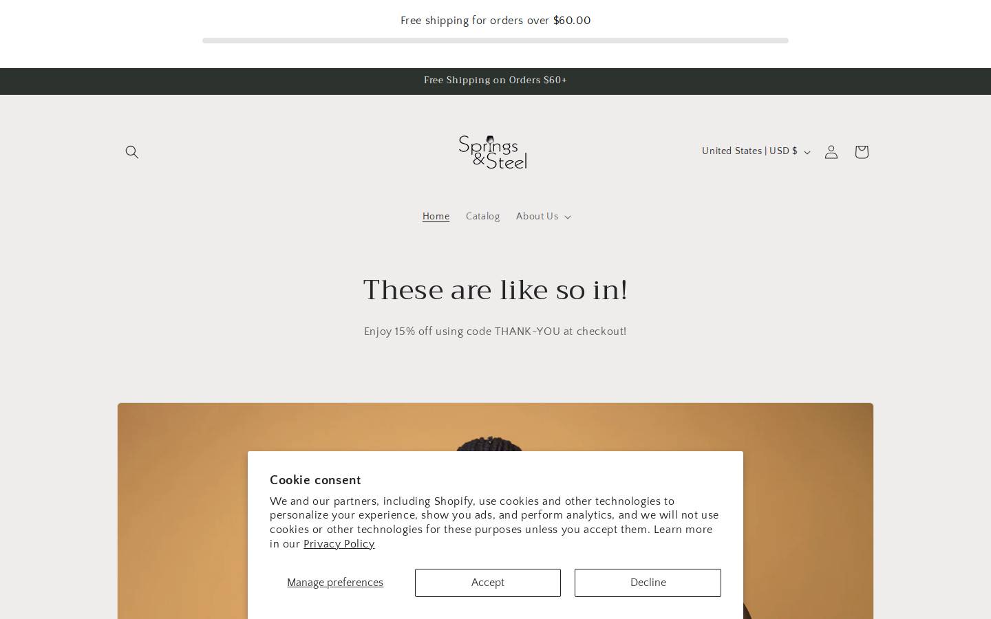 springsandsteel.com homepage screenshot
