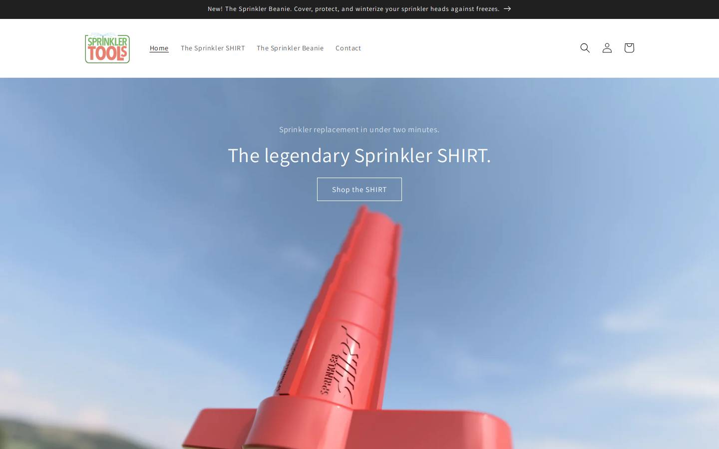 sprinklertools.com homepage screenshot
