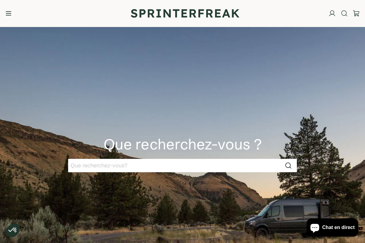 Sprinterfreak homepage screenshot