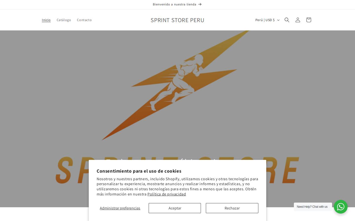 sprintstoreperu.com homepage screenshot