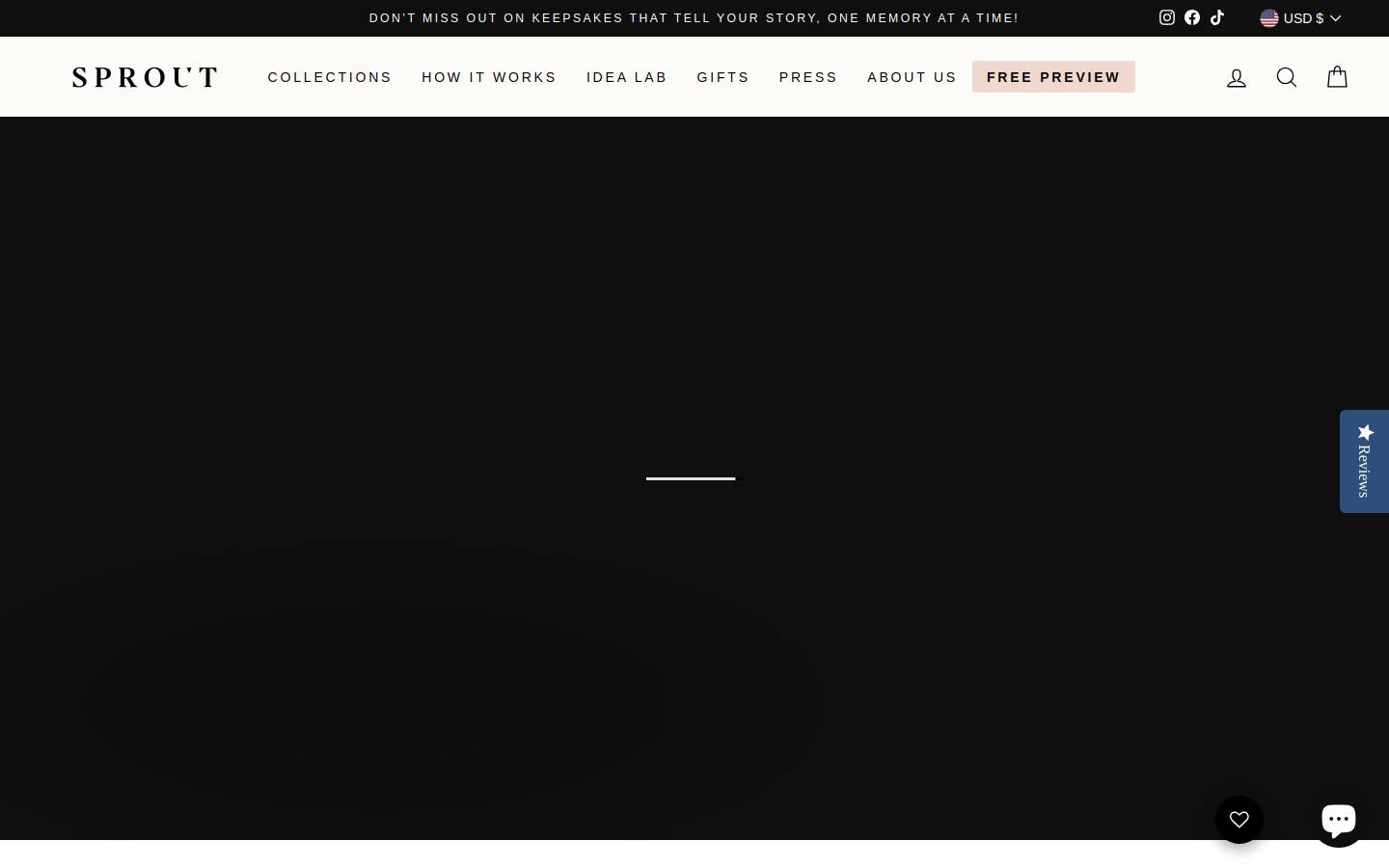 sproutdesignlab.com homepage screenshot