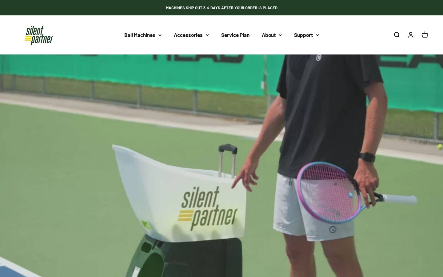Silent Partner homepage screenshot