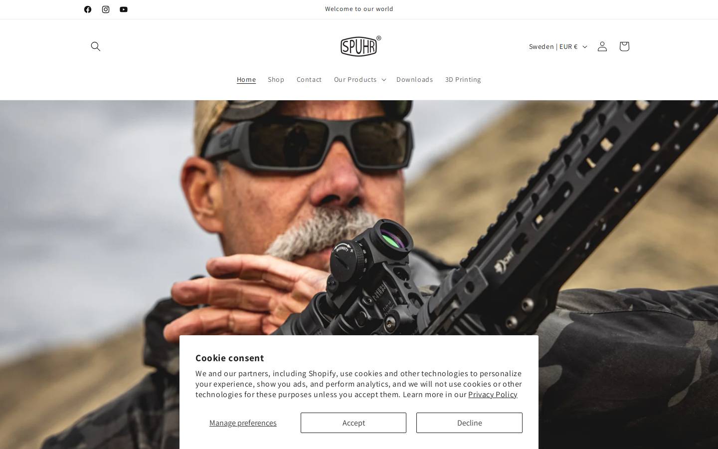 spuhr.se homepage screenshot