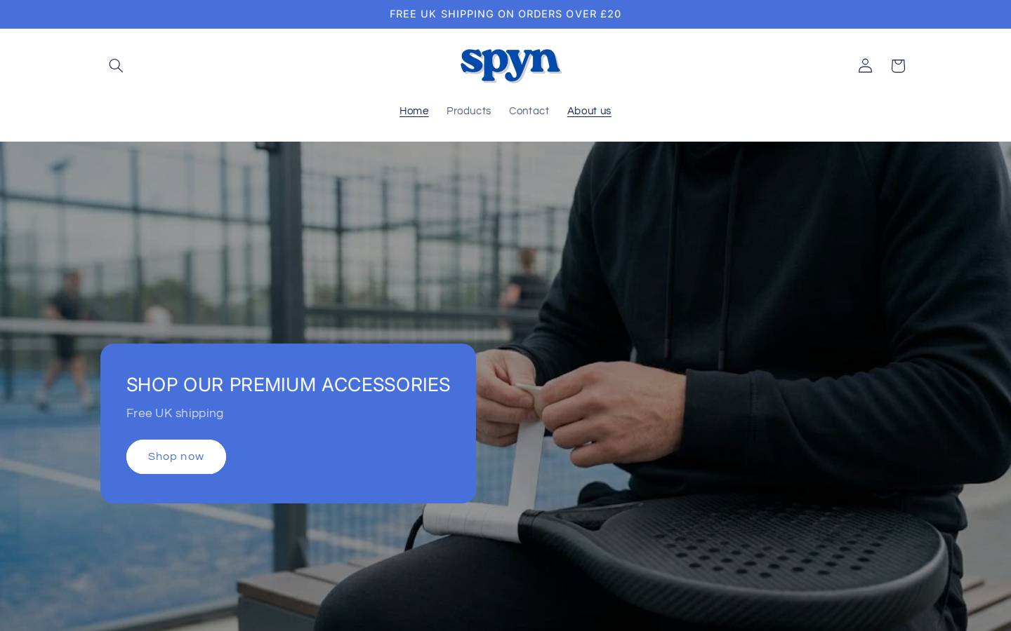 spynpadel.com homepage screenshot