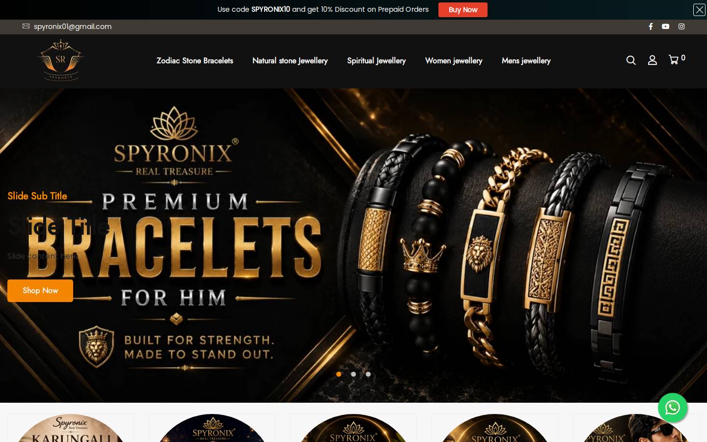 spyronix.com homepage screenshot