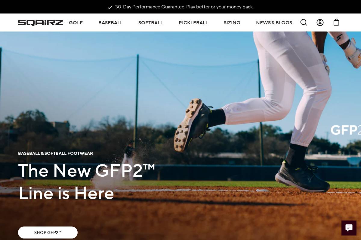 sqairz.com homepage screenshot