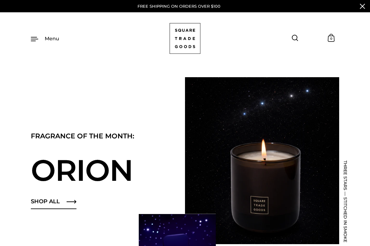 squaretradegoodsco.com homepage screenshot