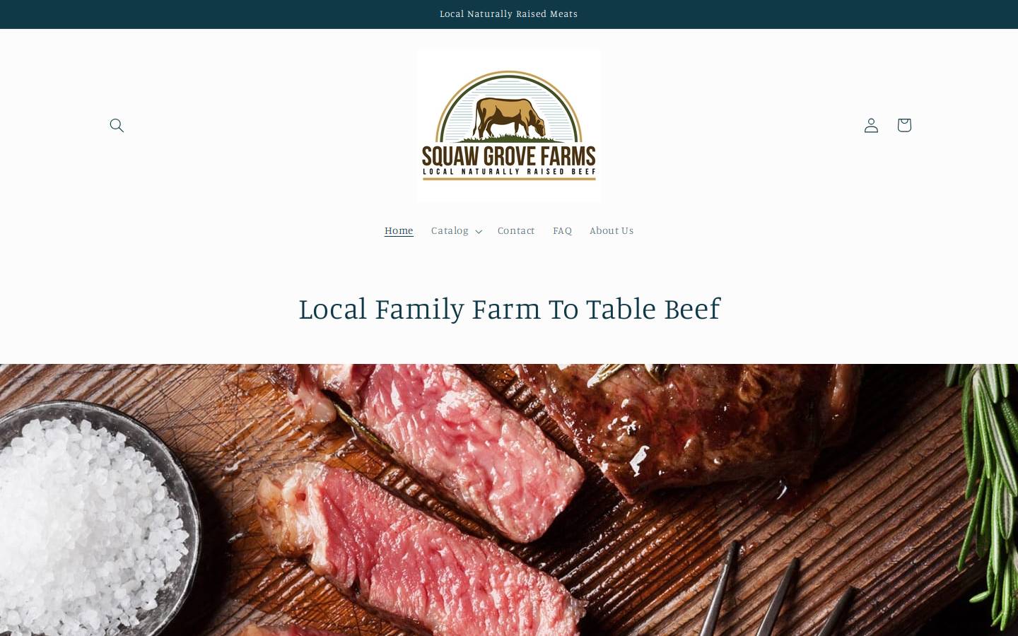 squawgrovefarms.com homepage screenshot