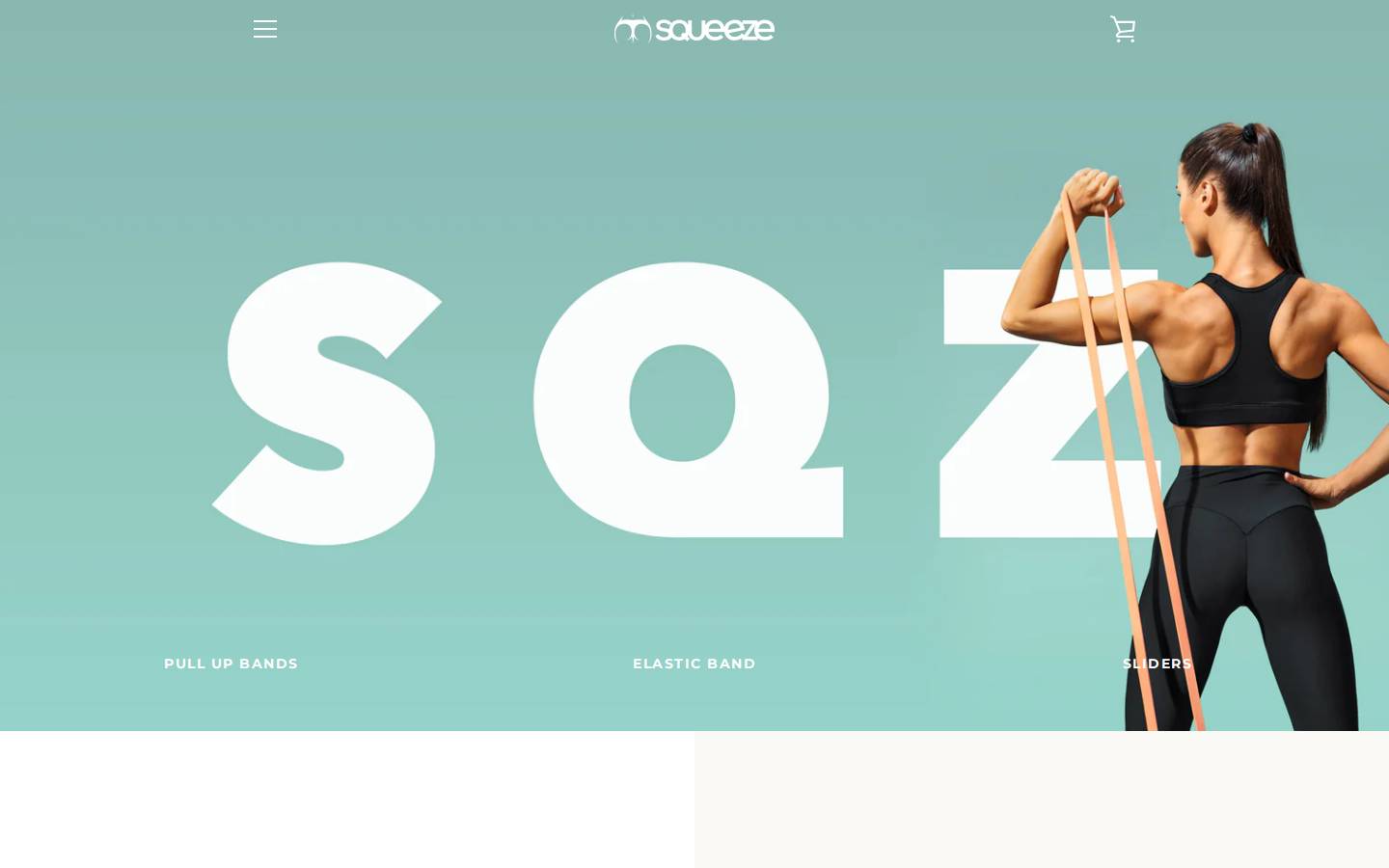 squeeze-bands.ca homepage screenshot