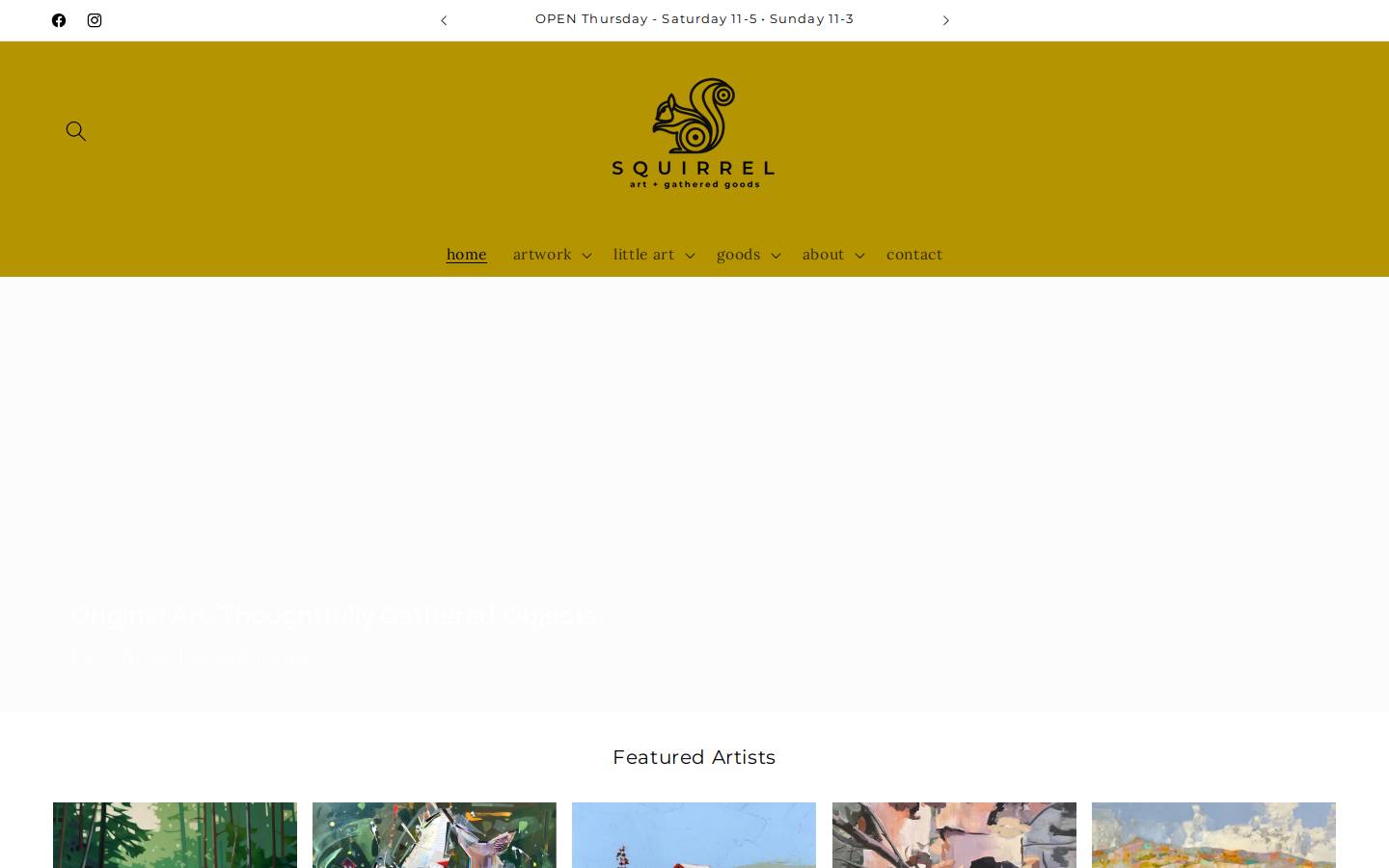 squirrelmanchester.com homepage screenshot