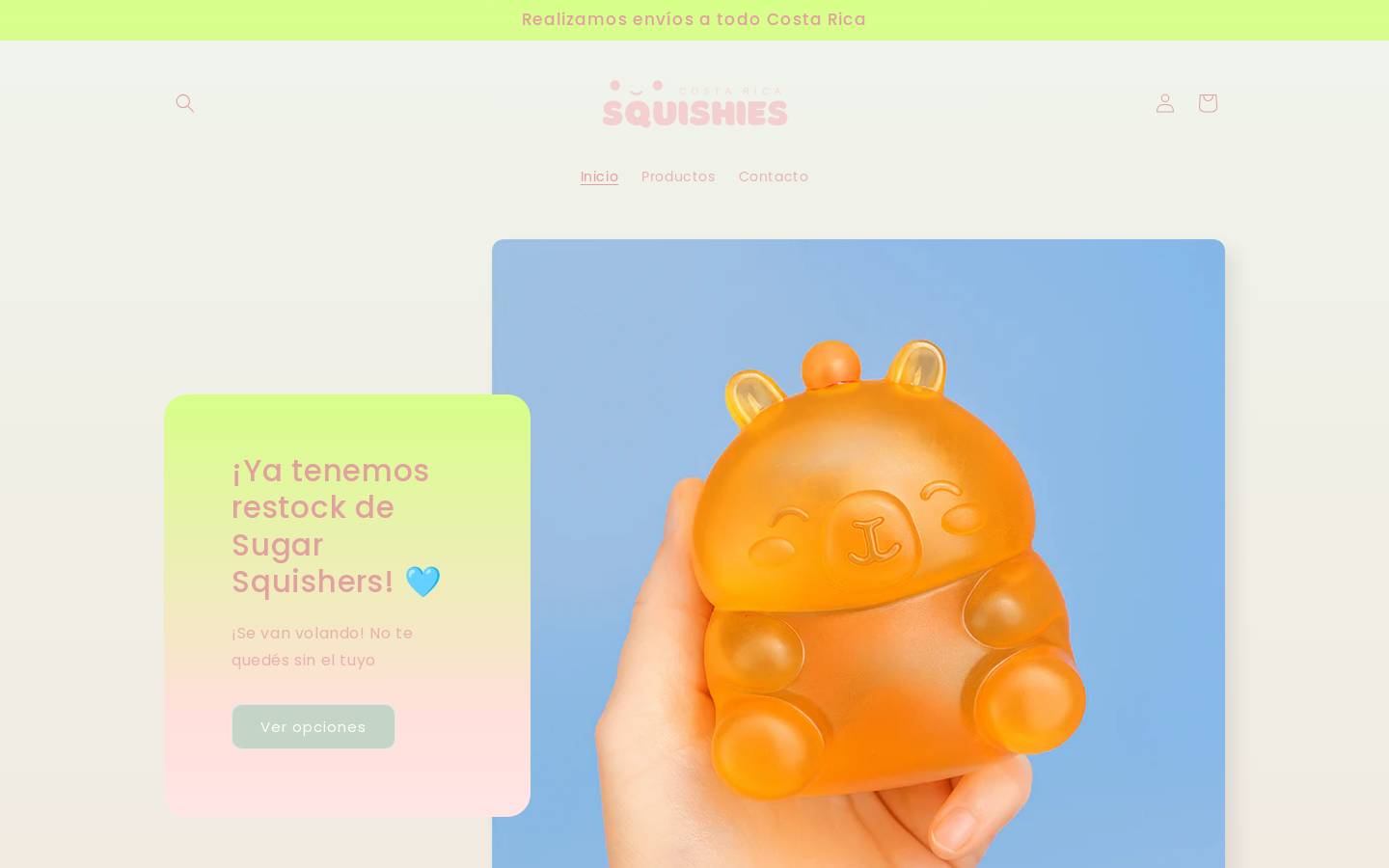 squishiescr.com homepage screenshot