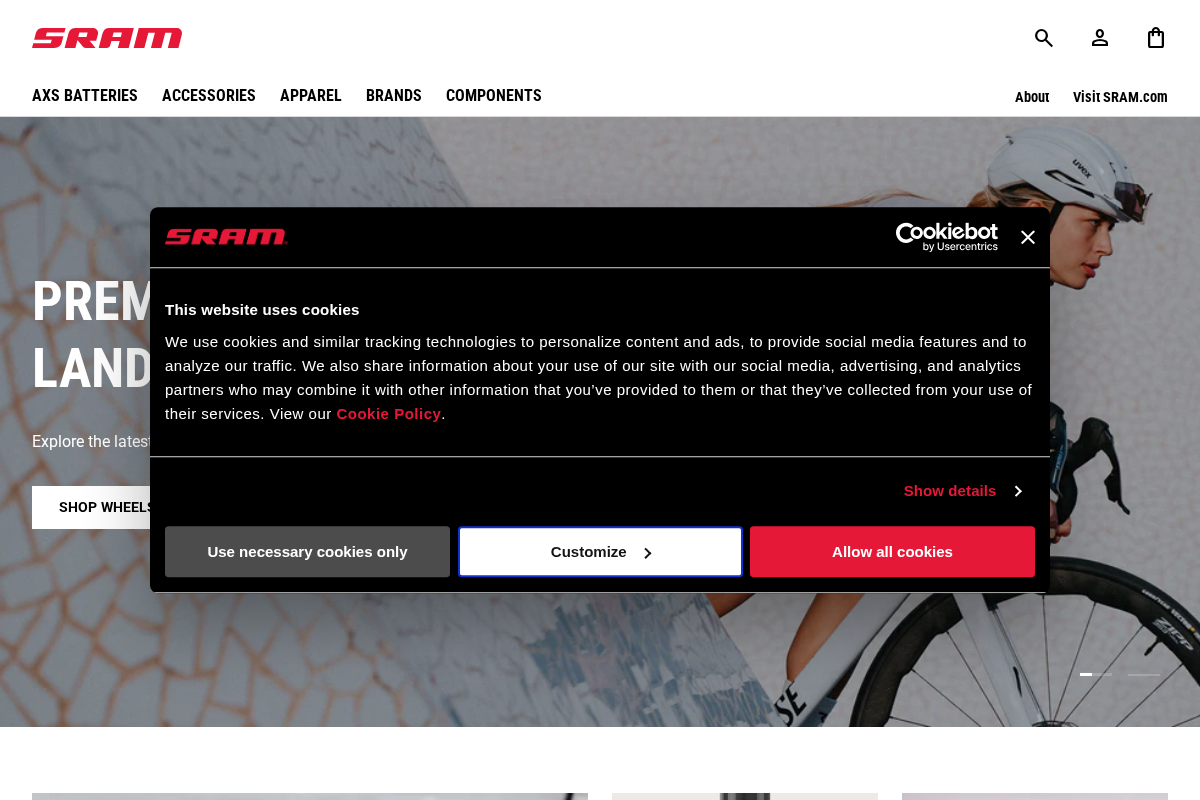 sramnation.com homepage screenshot