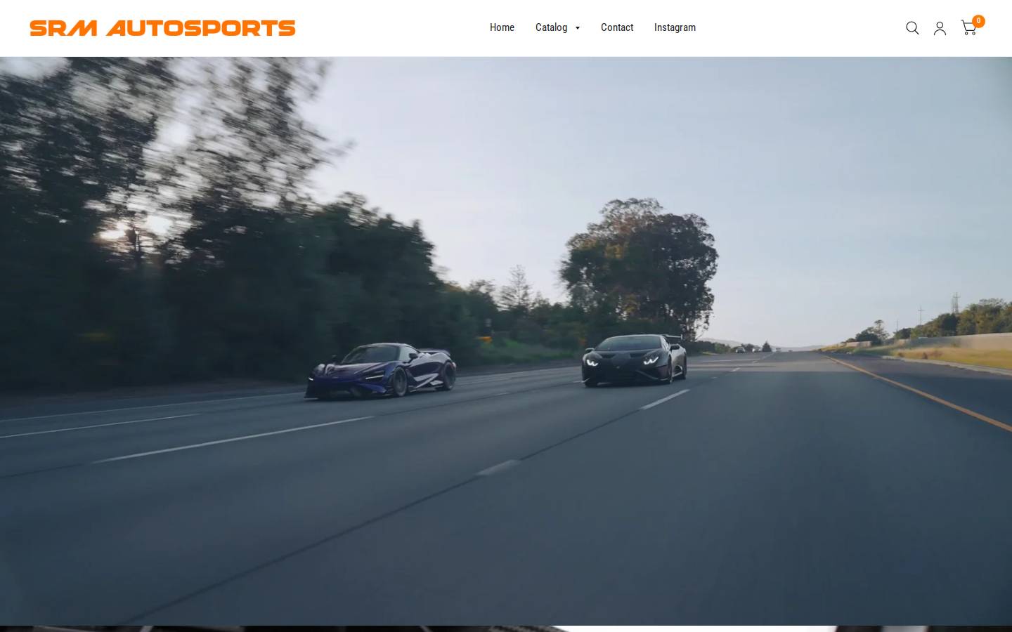 srmautosports.com homepage screenshot
