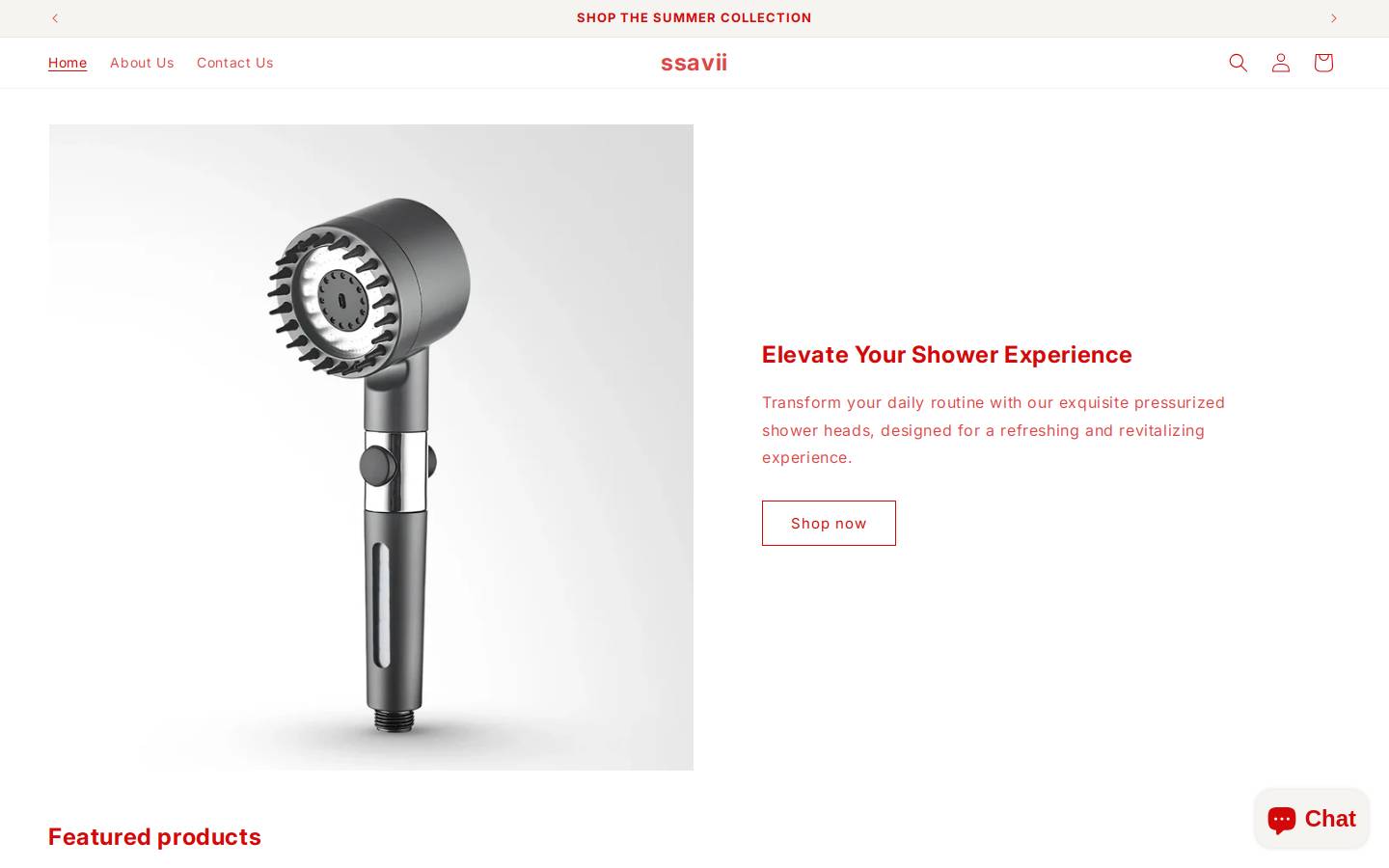 ssavii.com homepage screenshot