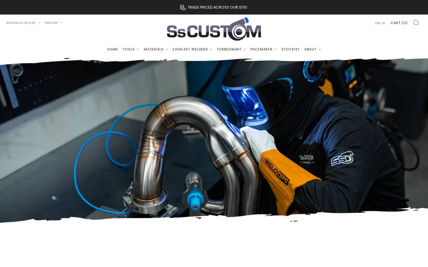 sscustoms.com.au homepage screenshot