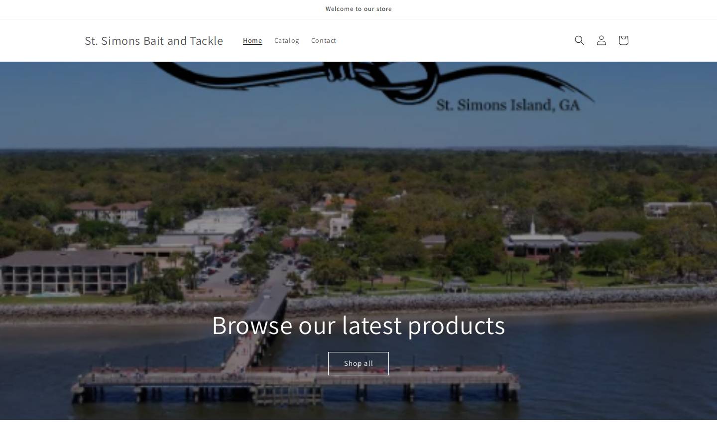 ssibaitshop.com homepage screenshot