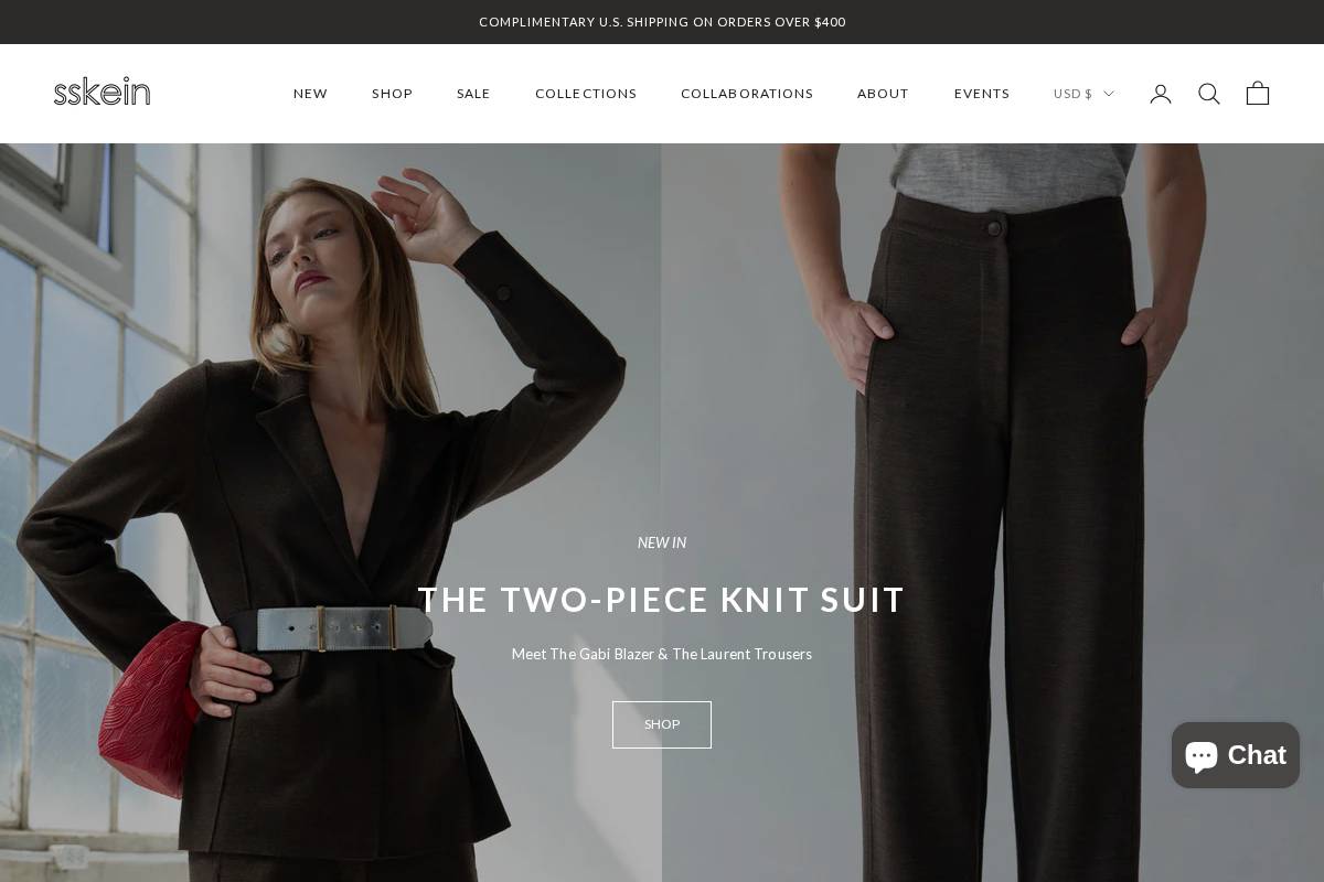sskein.co homepage screenshot