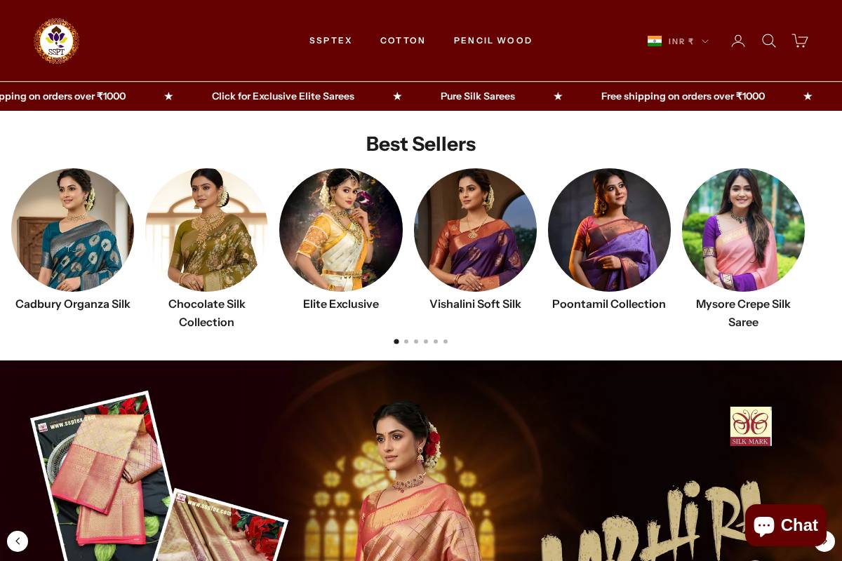 ssptex.com homepage screenshot