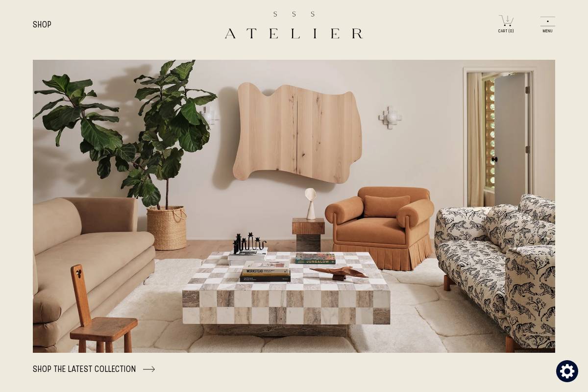 sssatelier.com homepage screenshot