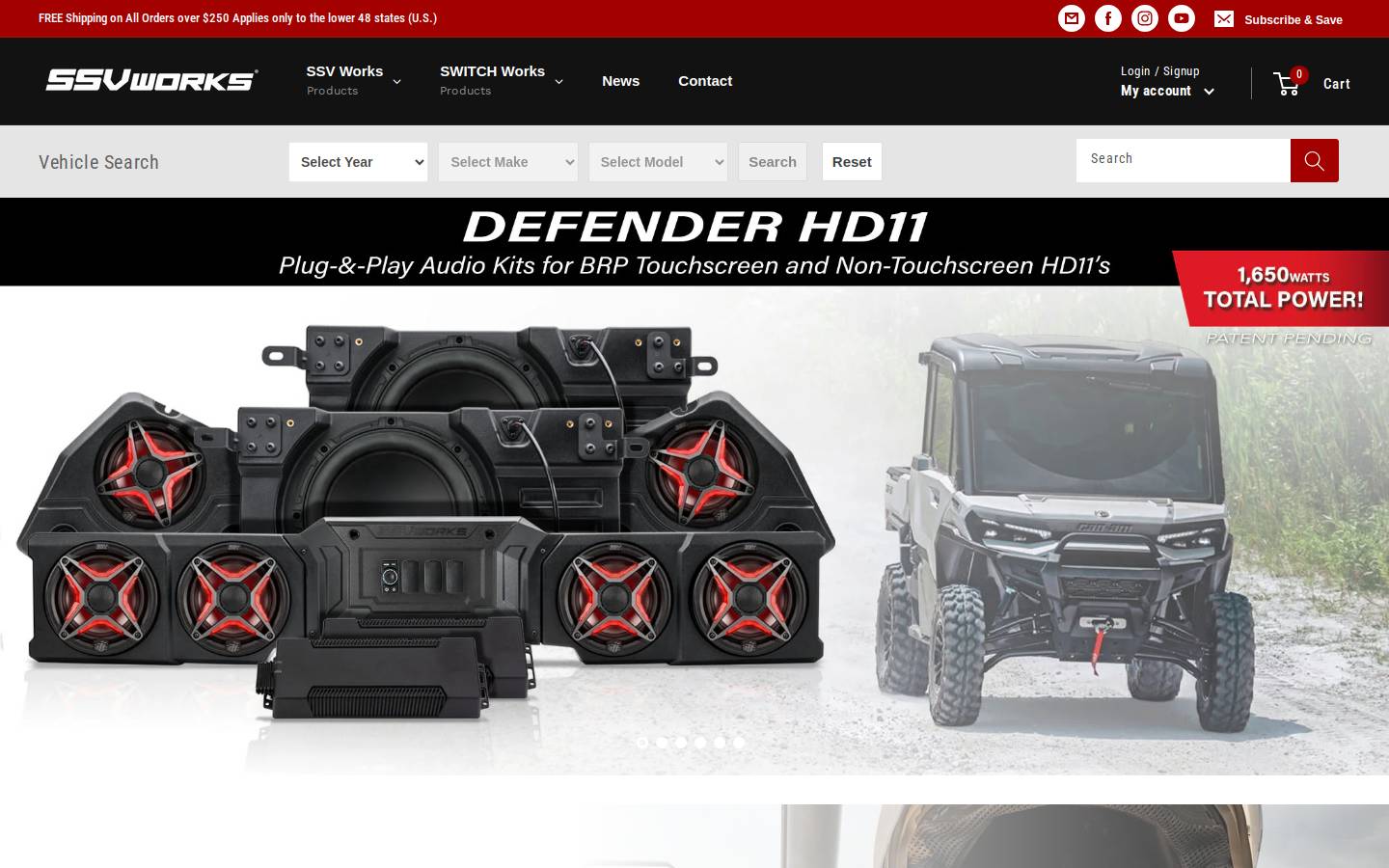 ssvworks.com homepage screenshot