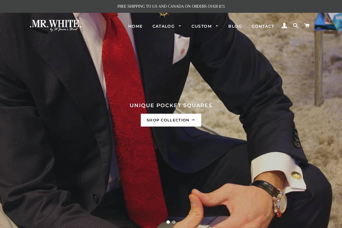 st-jamessstreet.com homepage screenshot