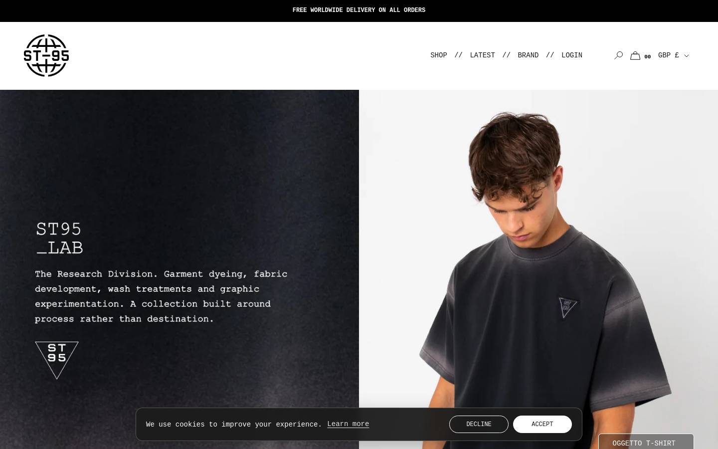 ST95 homepage screenshot