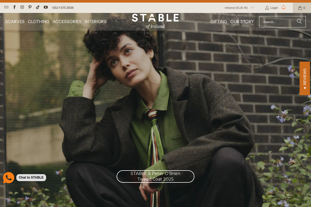 STABLE of Ireland homepage screenshot