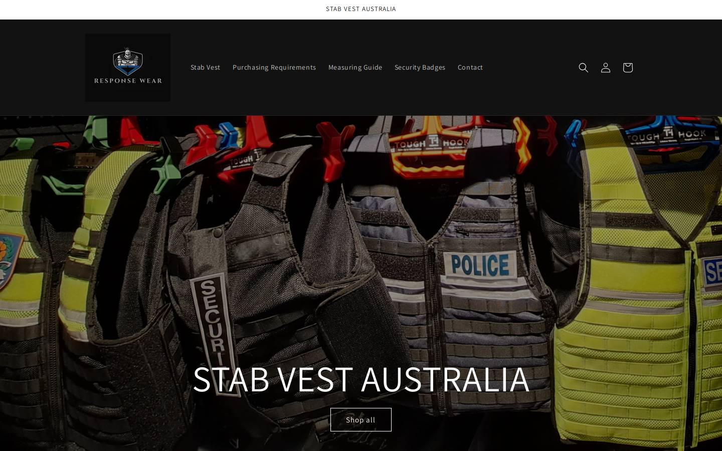 stabvestaustralia.com.au homepage screenshot
