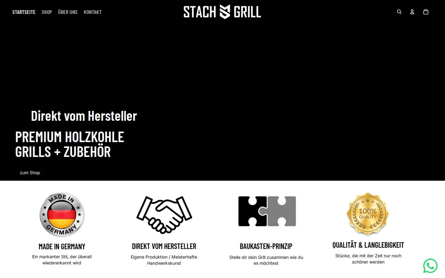 stachgrill.de homepage screenshot