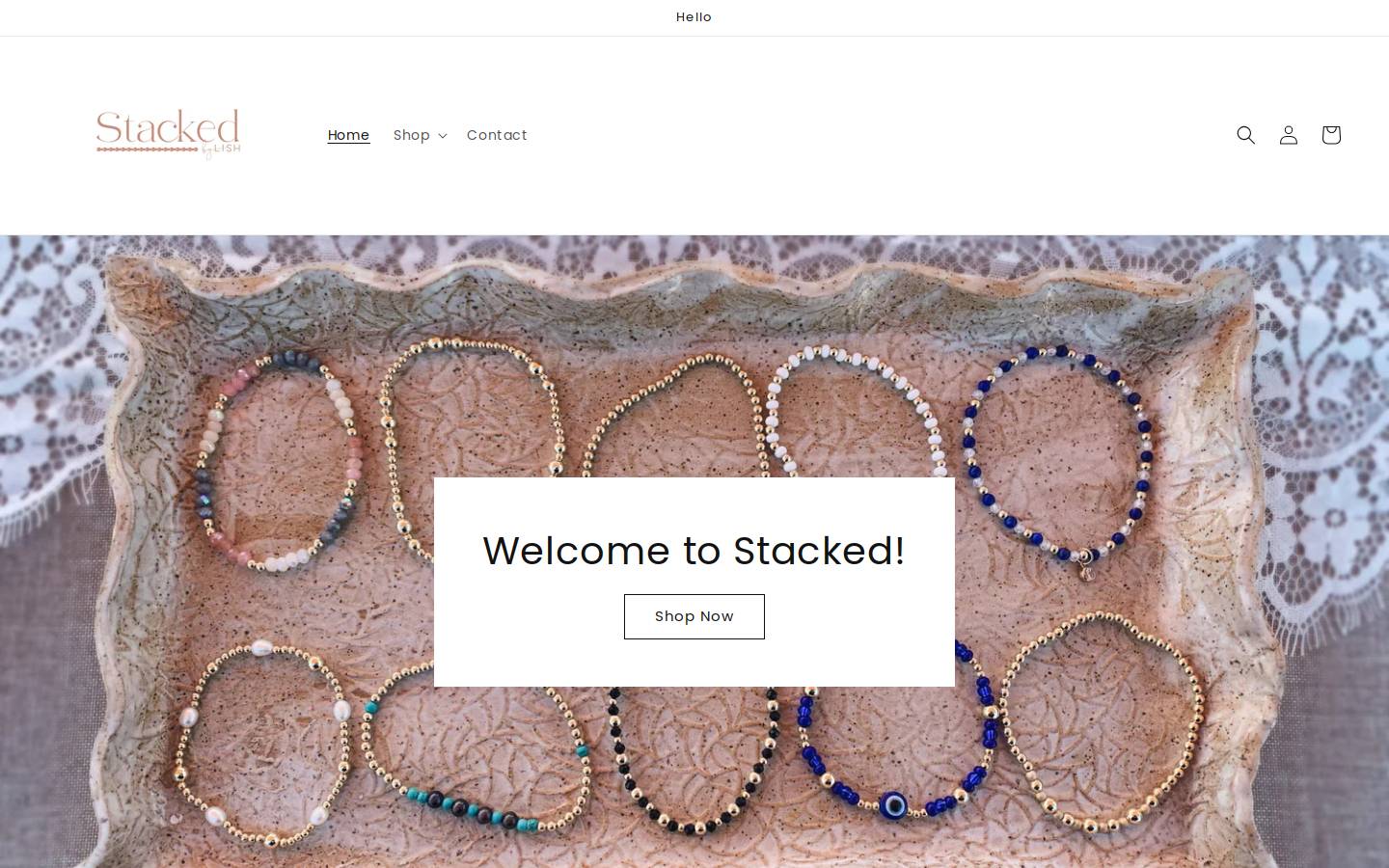 stackedbylish.com homepage screenshot