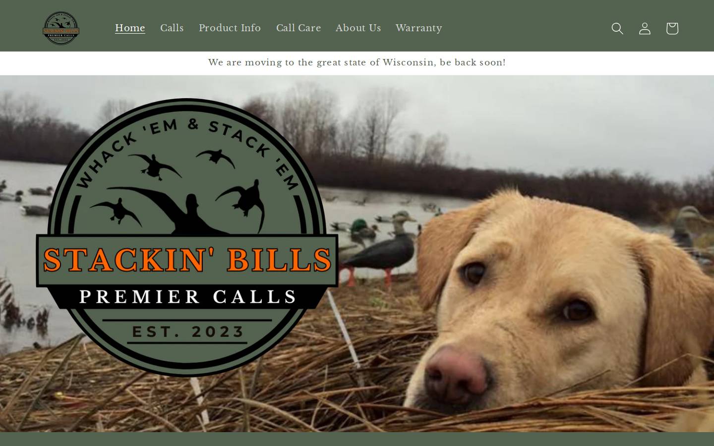 stackinbills.co homepage screenshot