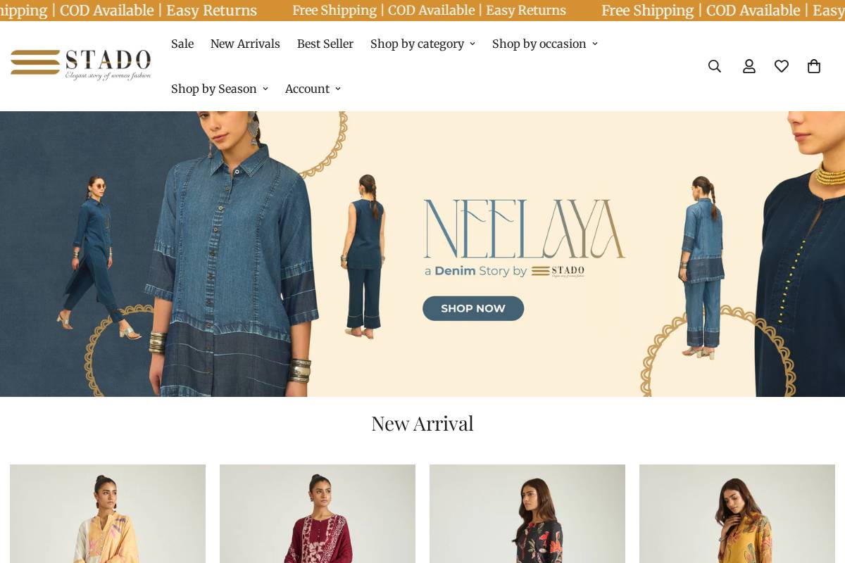 stado.in homepage screenshot