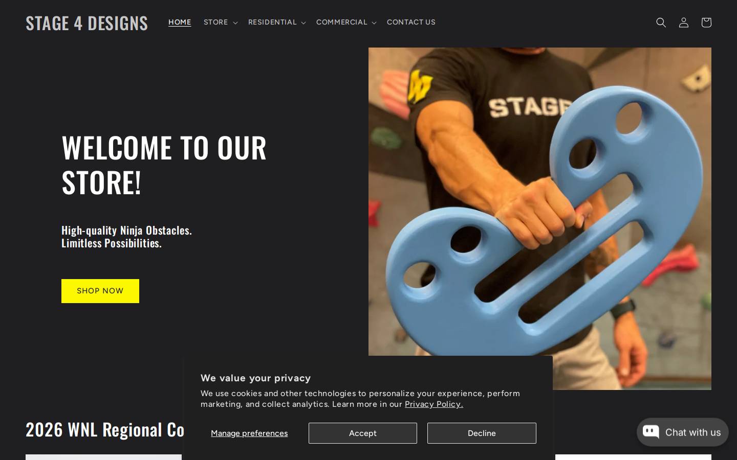stage4designs.com homepage screenshot