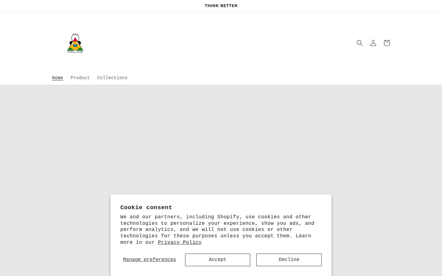 stahvinstudent.com homepage screenshot