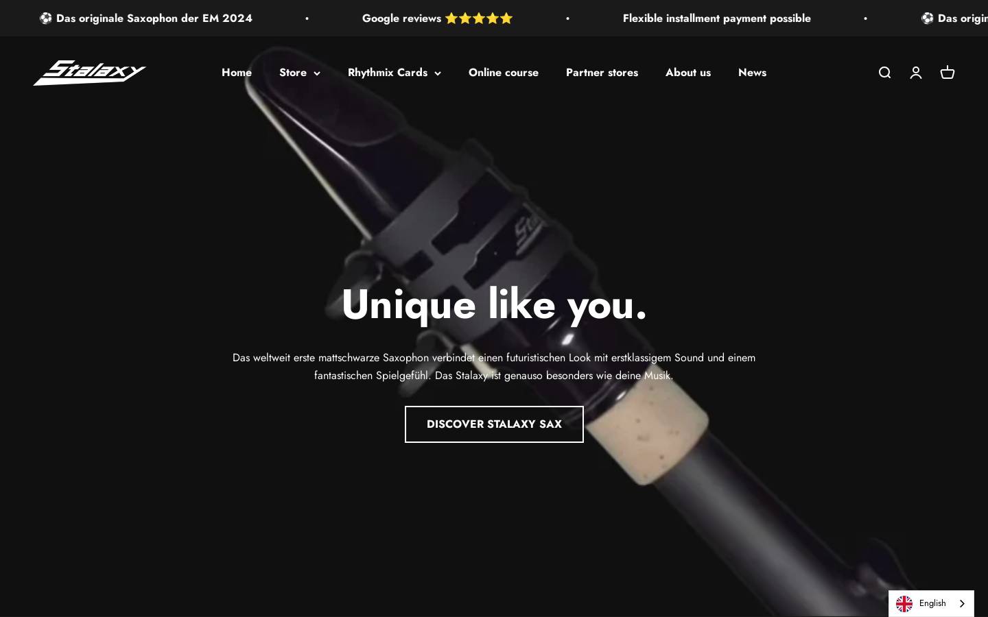stalaxy-sax.de homepage screenshot