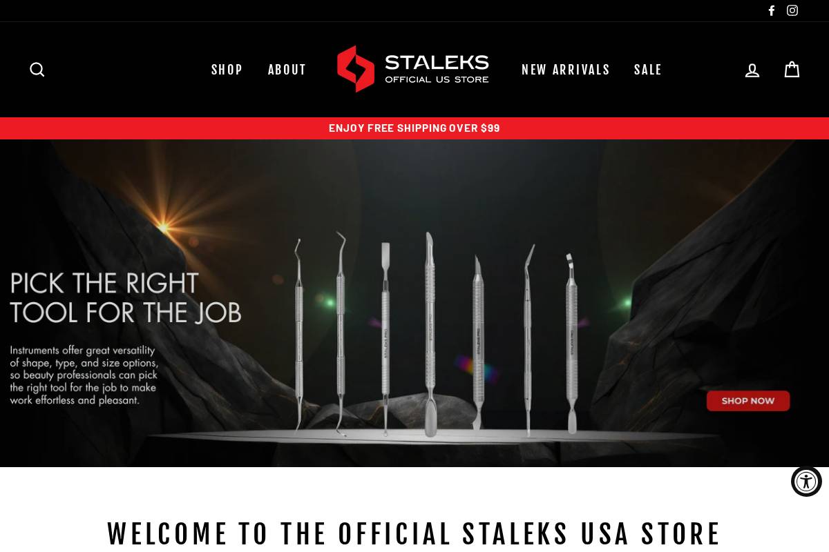 staleks.com homepage screenshot