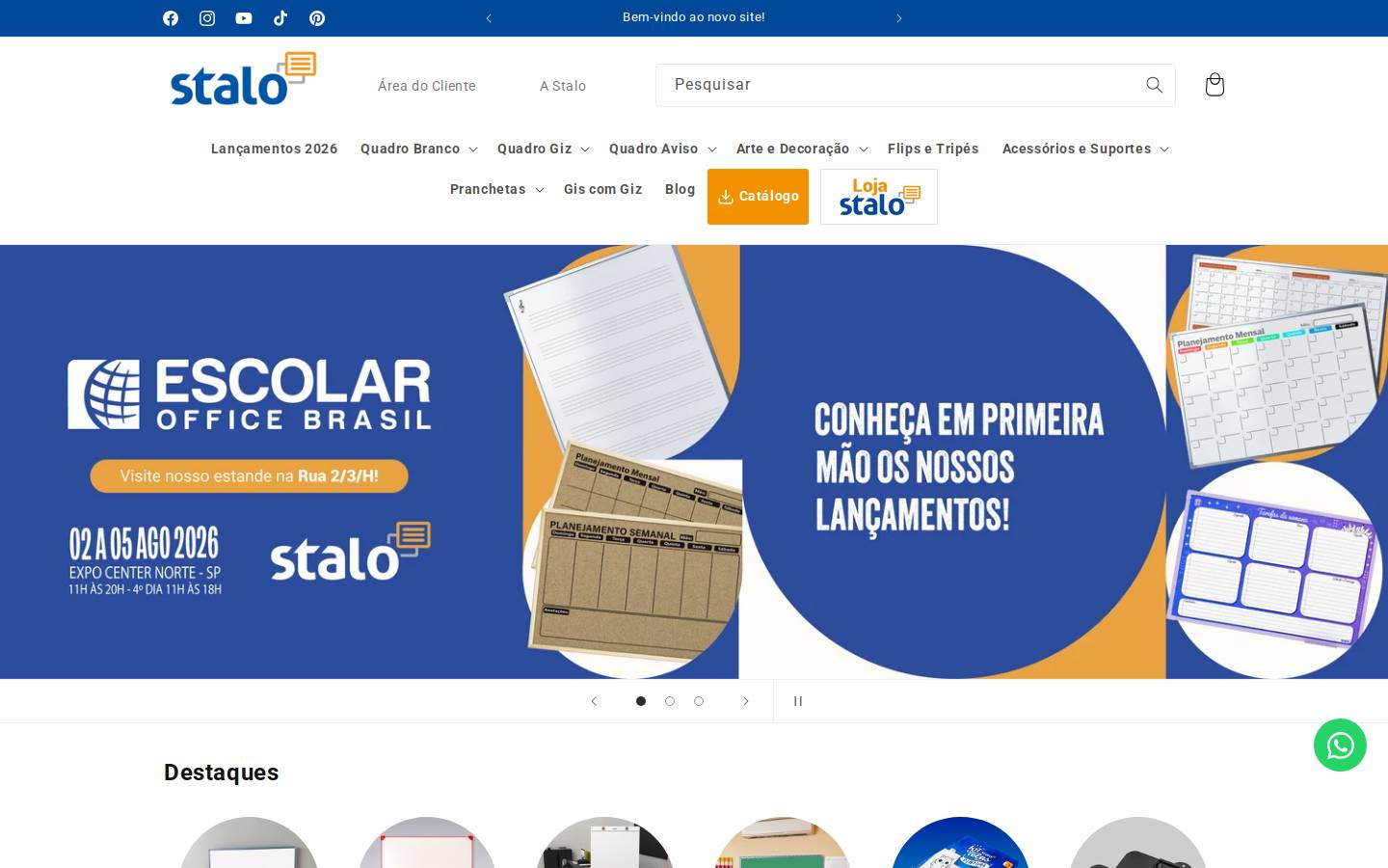 stalo.com.br homepage screenshot