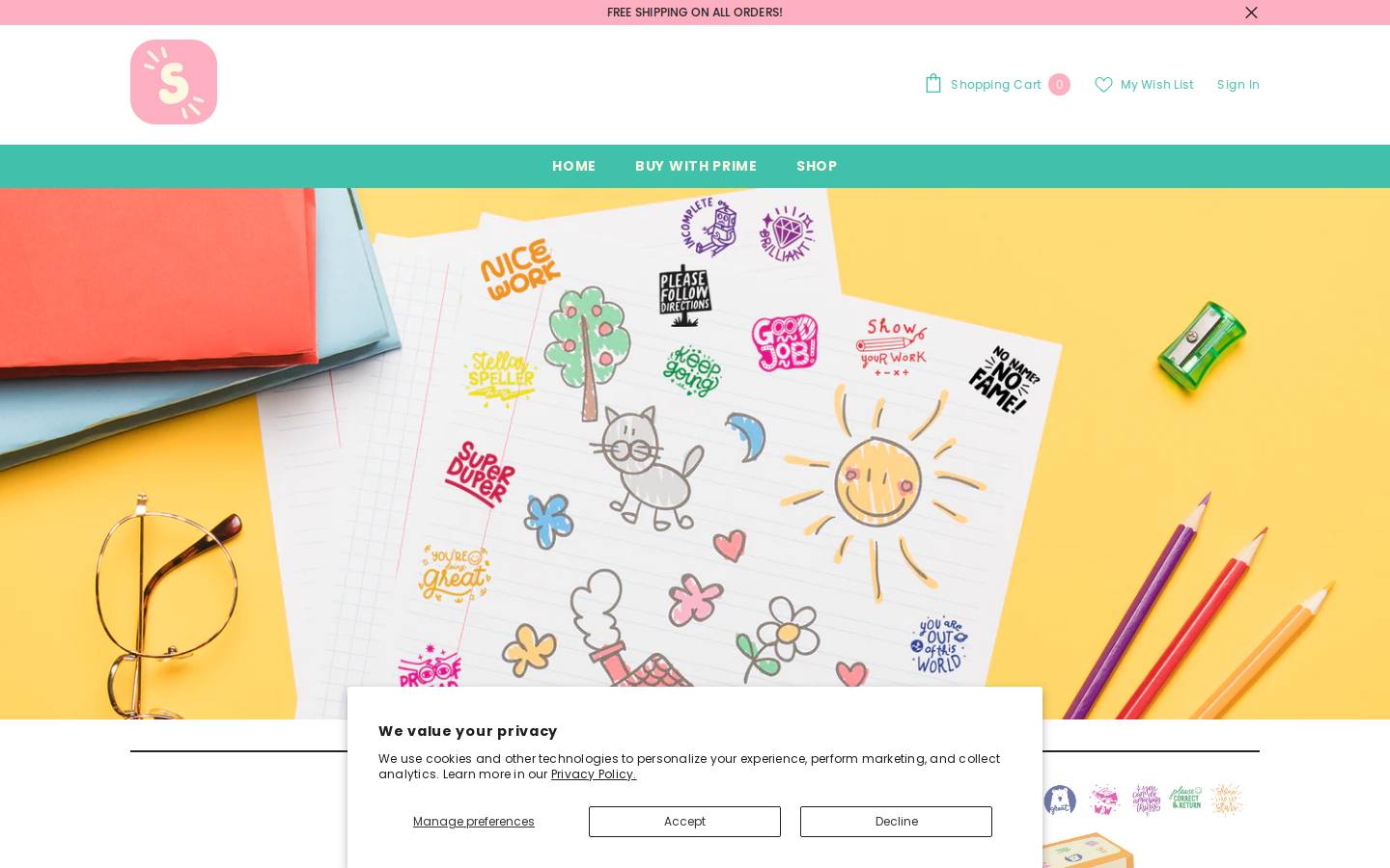 stamp-joy.com homepage screenshot
