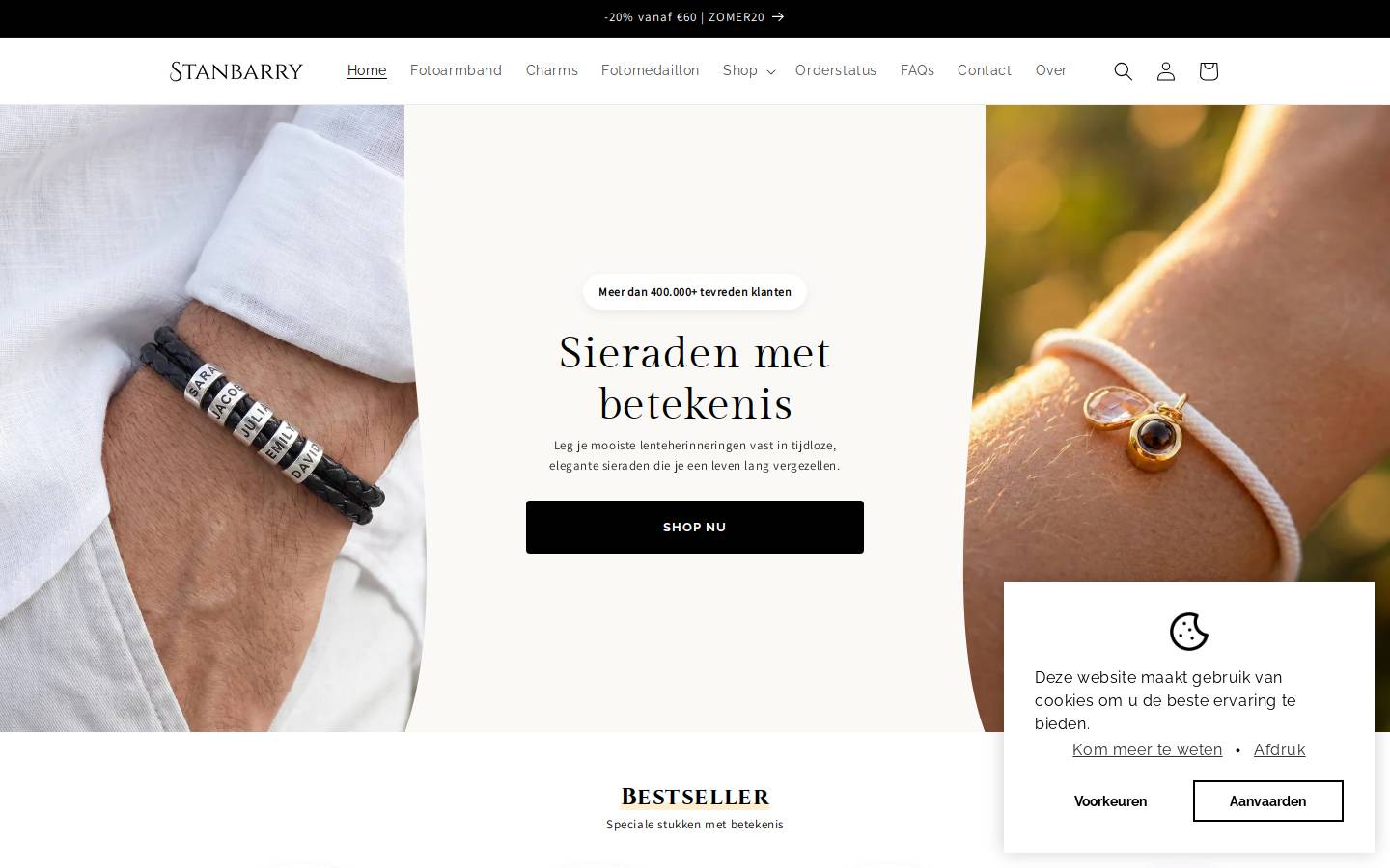 Stanbarry homepage screenshot