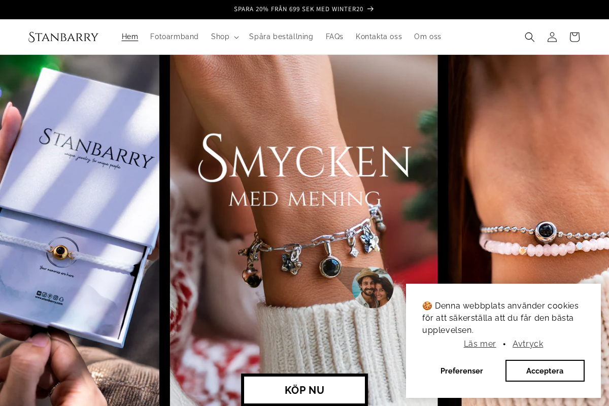 stanbarry.com homepage screenshot