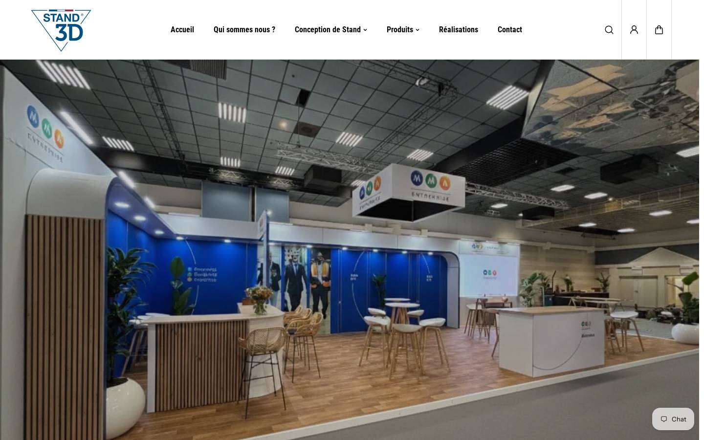 stand3d.com homepage screenshot