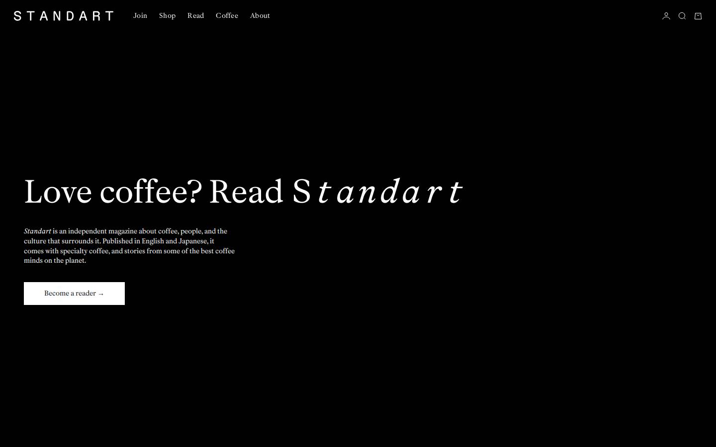 standartmag.com homepage screenshot
