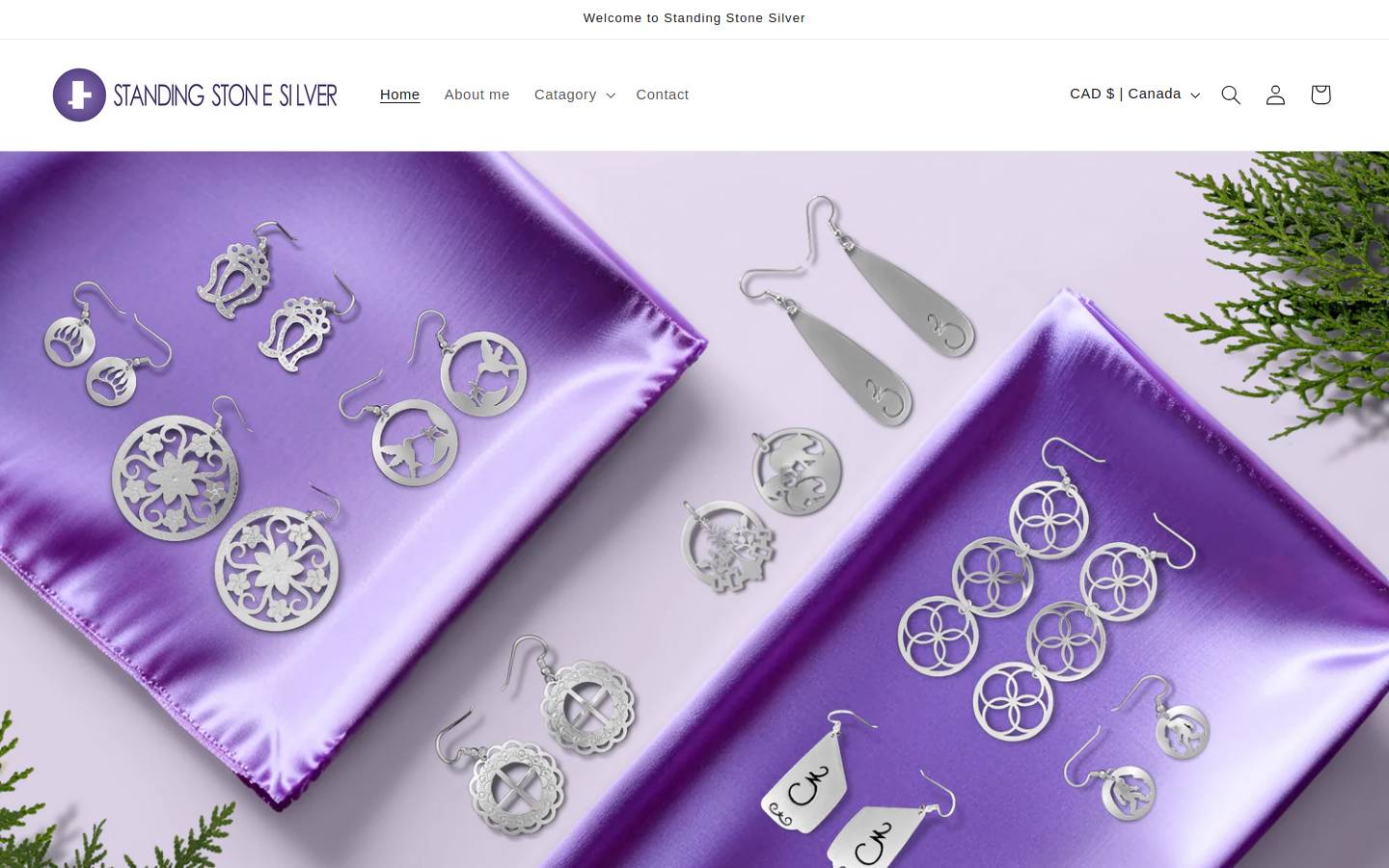 standingstonesilver.com homepage screenshot