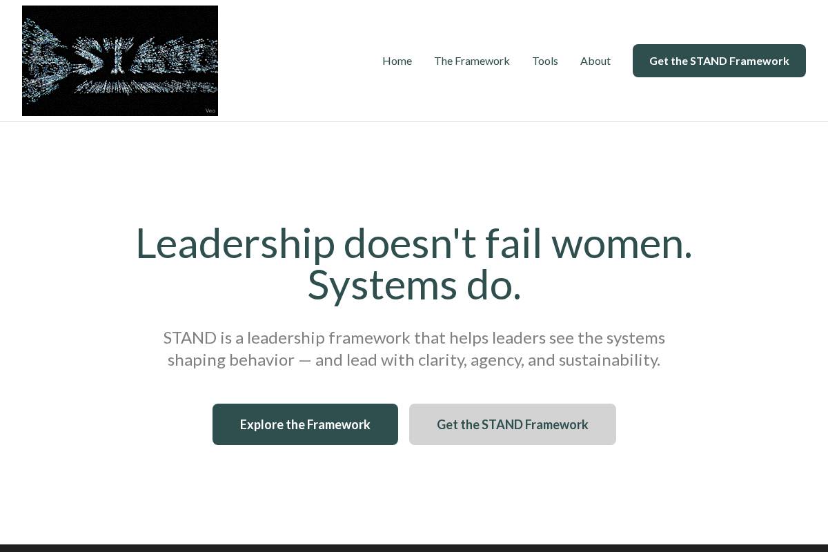 standleadership.com homepage screenshot