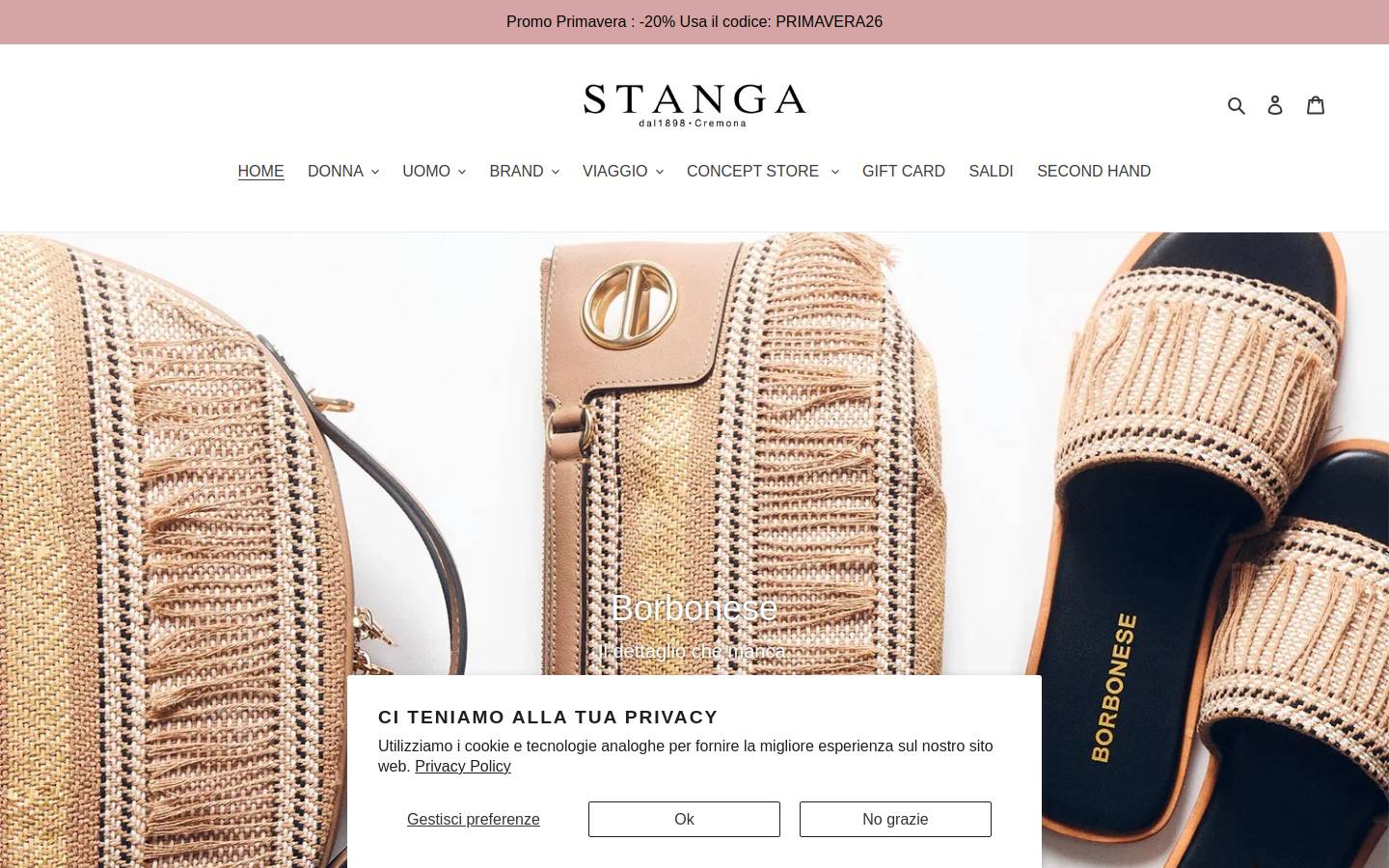 stanga.it homepage screenshot